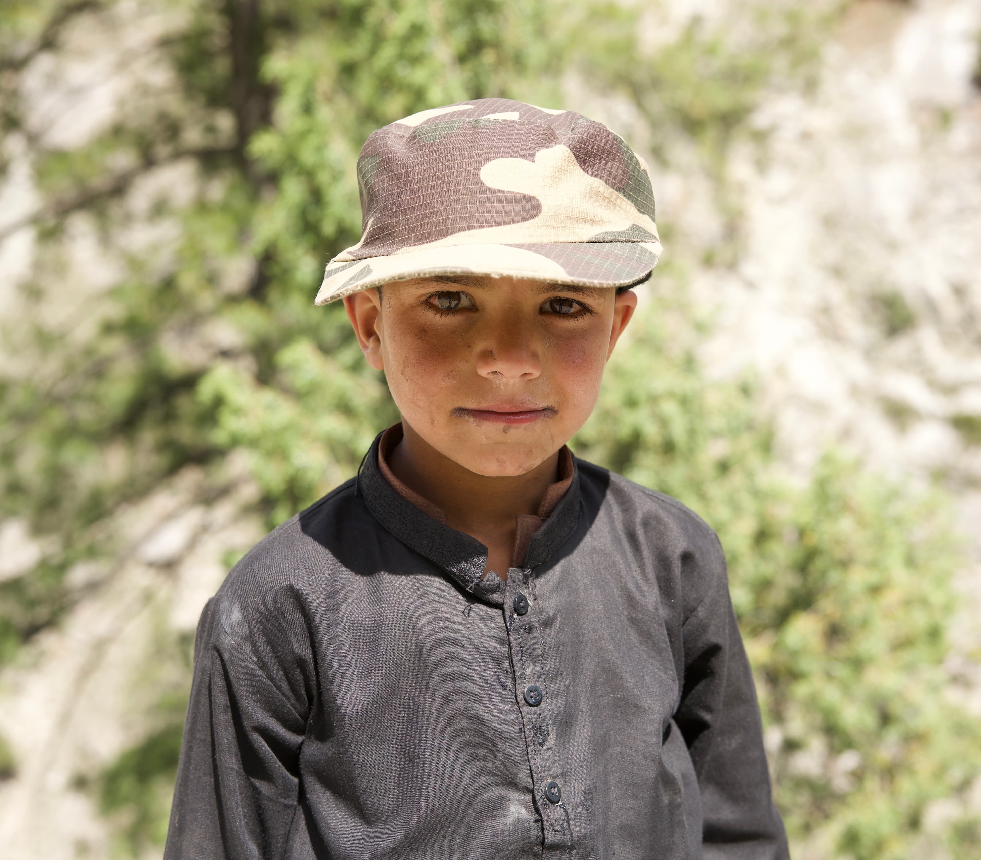 Child supported by Khair Global Initiative